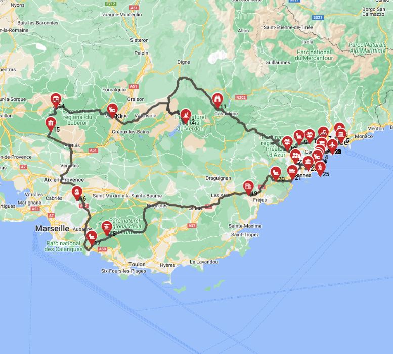 Nice Roundtrip - French Riviera Escapade